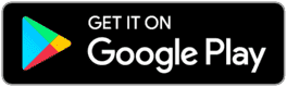A rectangular button with the Google Play logo and the text Get it on Google Play on a black background.